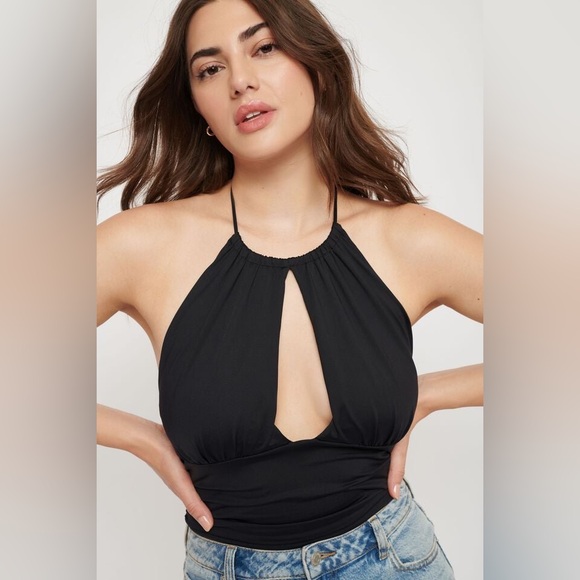 Dynamite Cut Out Halter Neck Top - Picture 8 of 9